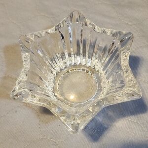 Mikasa Fire Star crystal votive (Christmas Star)
